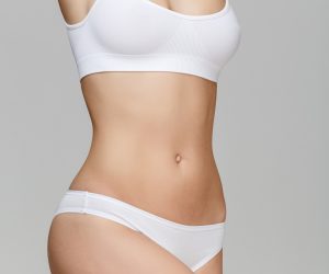 Abdominal plastic surgery and liposuction to achieve a toned abdomen